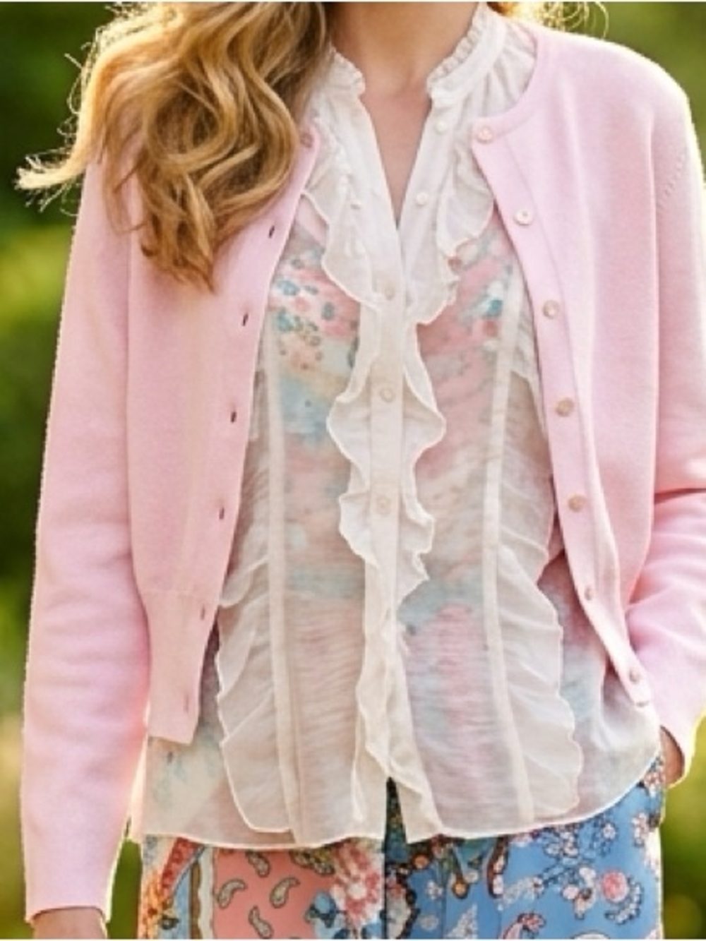 Pink Cardigan - Picture 3 of 5